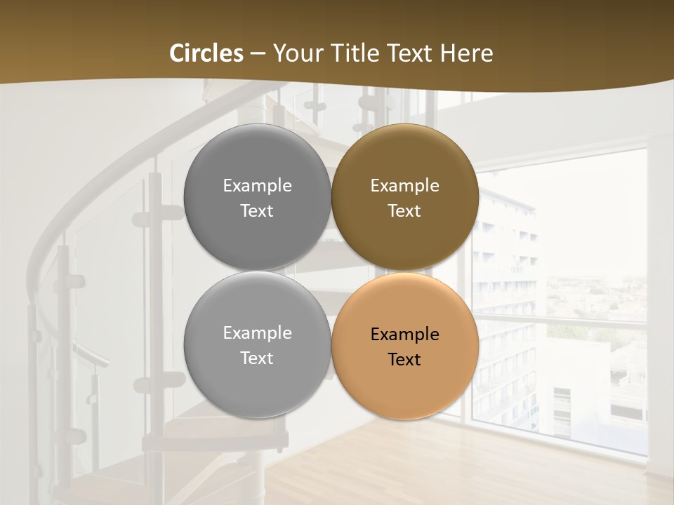 Black View Cityscape PowerPoint Template