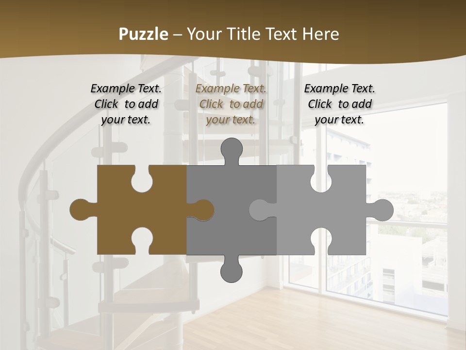 Black View Cityscape PowerPoint Template