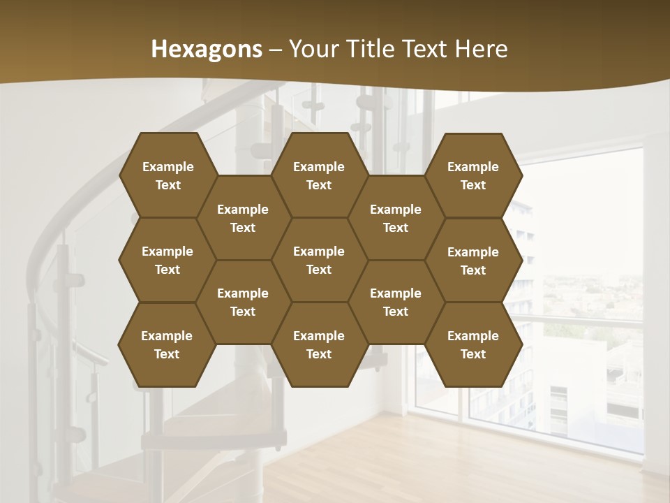 Black View Cityscape PowerPoint Template