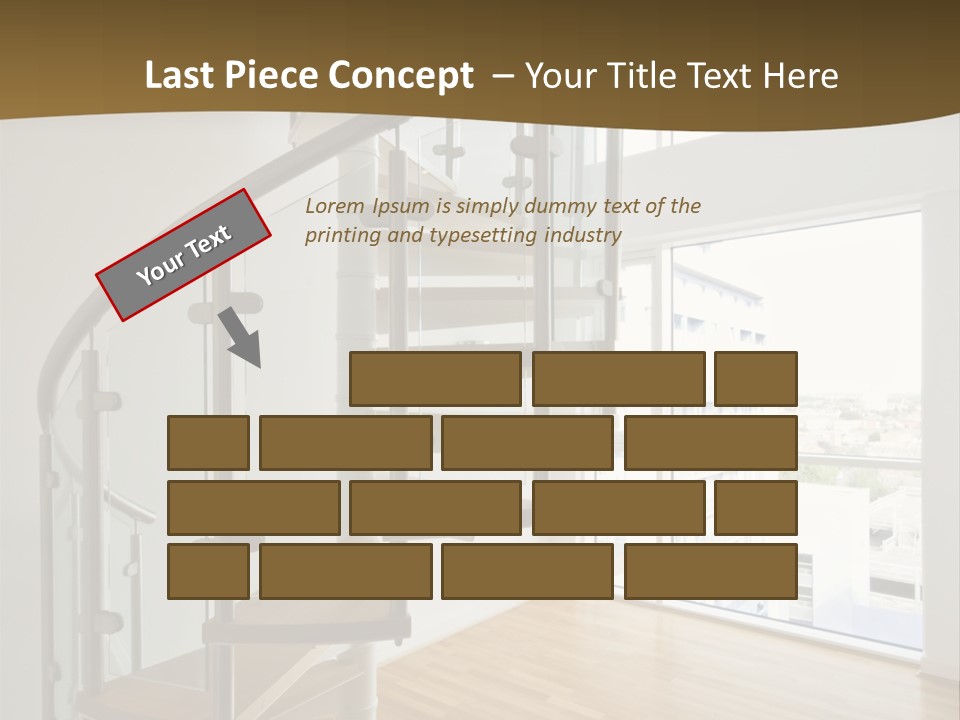 Black View Cityscape PowerPoint Template