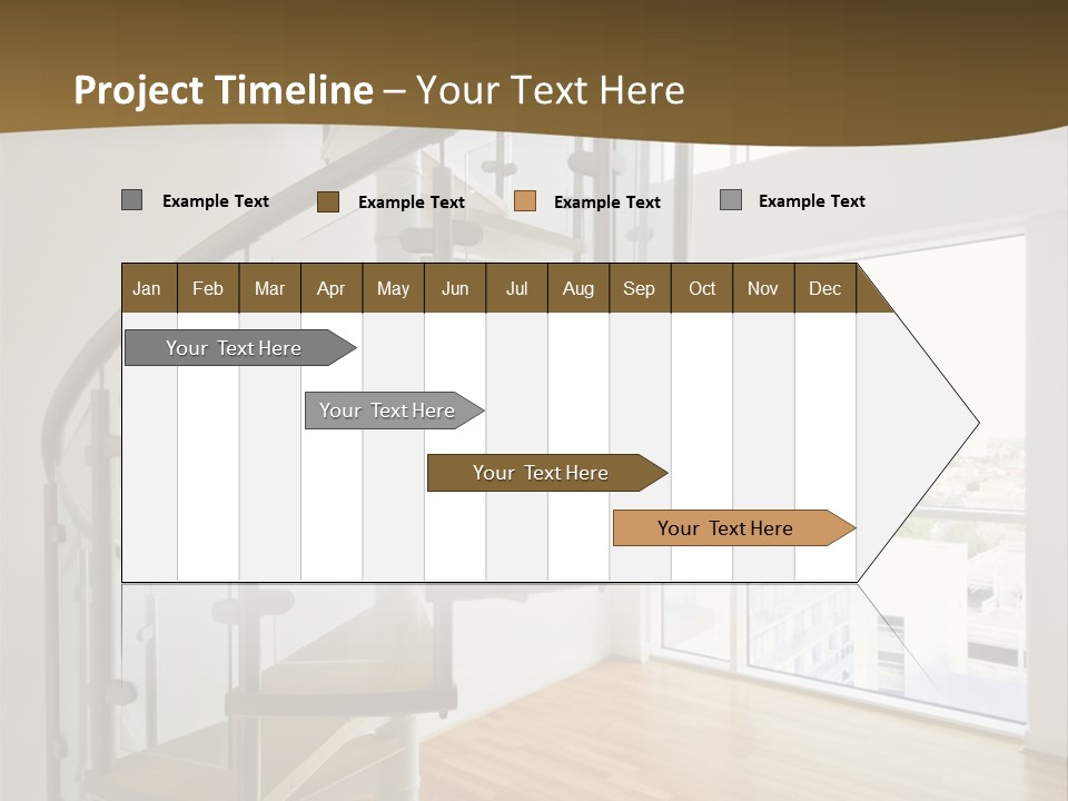 Black View Cityscape PowerPoint Template