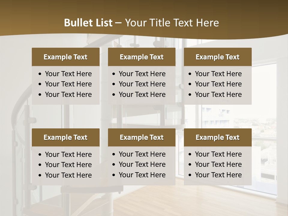 Black View Cityscape PowerPoint Template