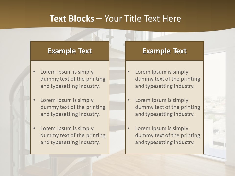 Black View Cityscape PowerPoint Template