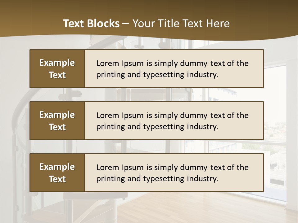 Black View Cityscape PowerPoint Template