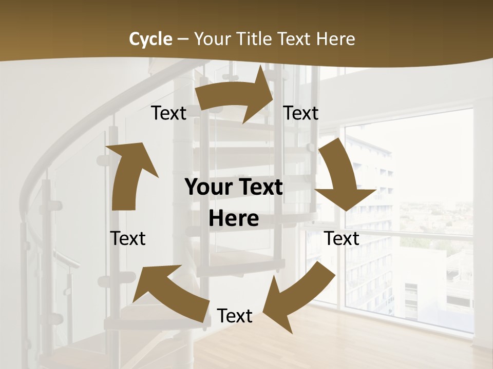 Black View Cityscape PowerPoint Template