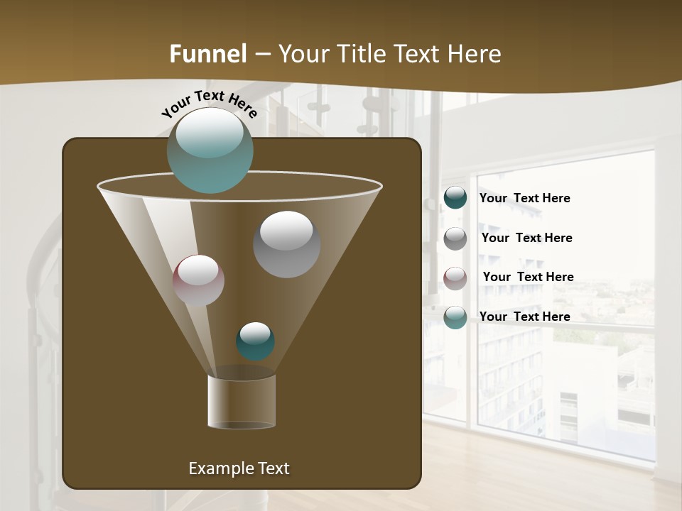 Black View Cityscape PowerPoint Template