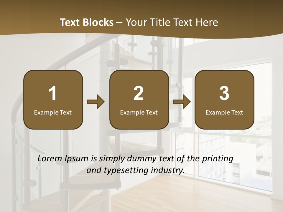 Black View Cityscape PowerPoint Template