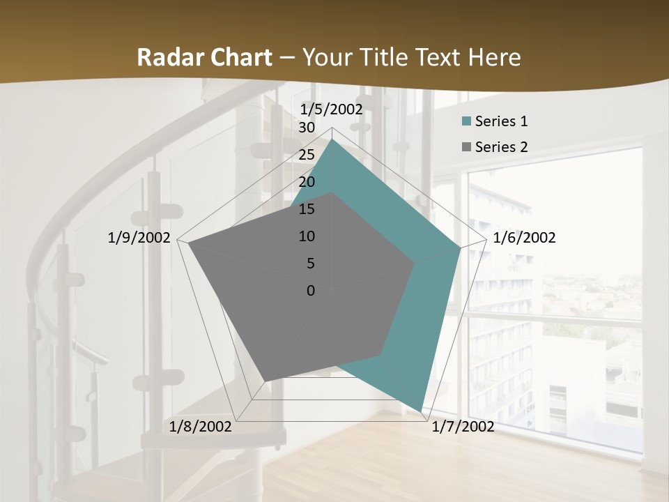 Black View Cityscape PowerPoint Template