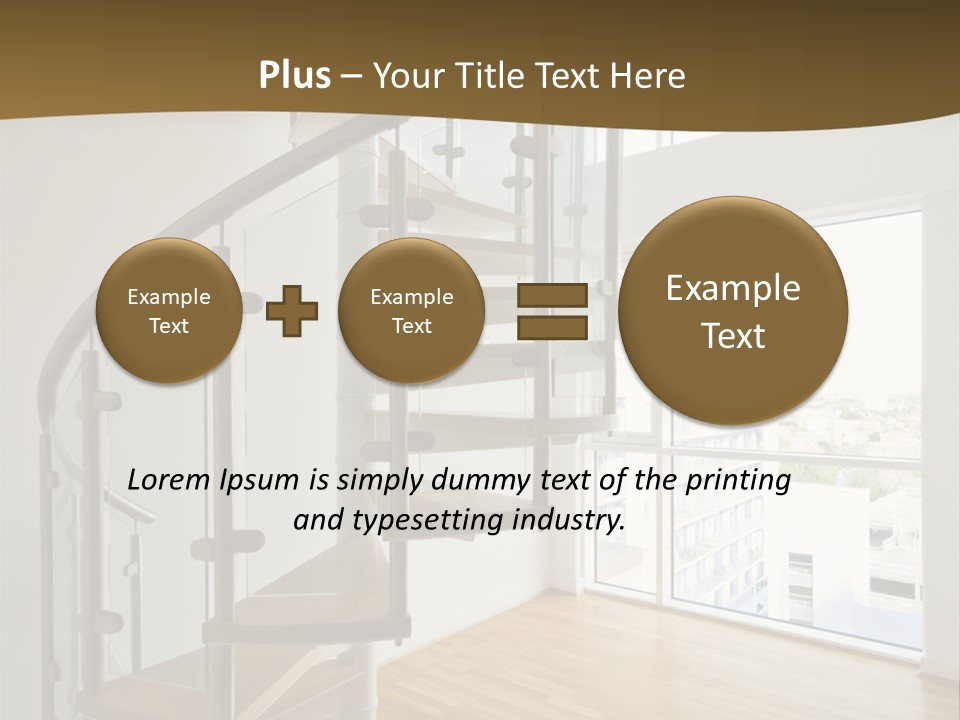 Black View Cityscape PowerPoint Template
