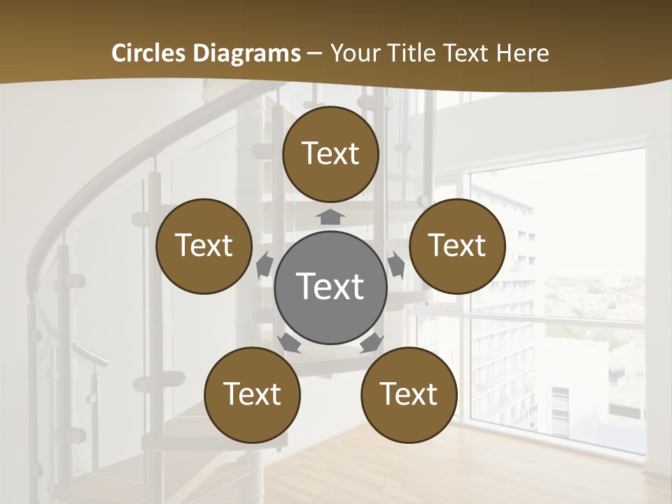 Black View Cityscape PowerPoint Template