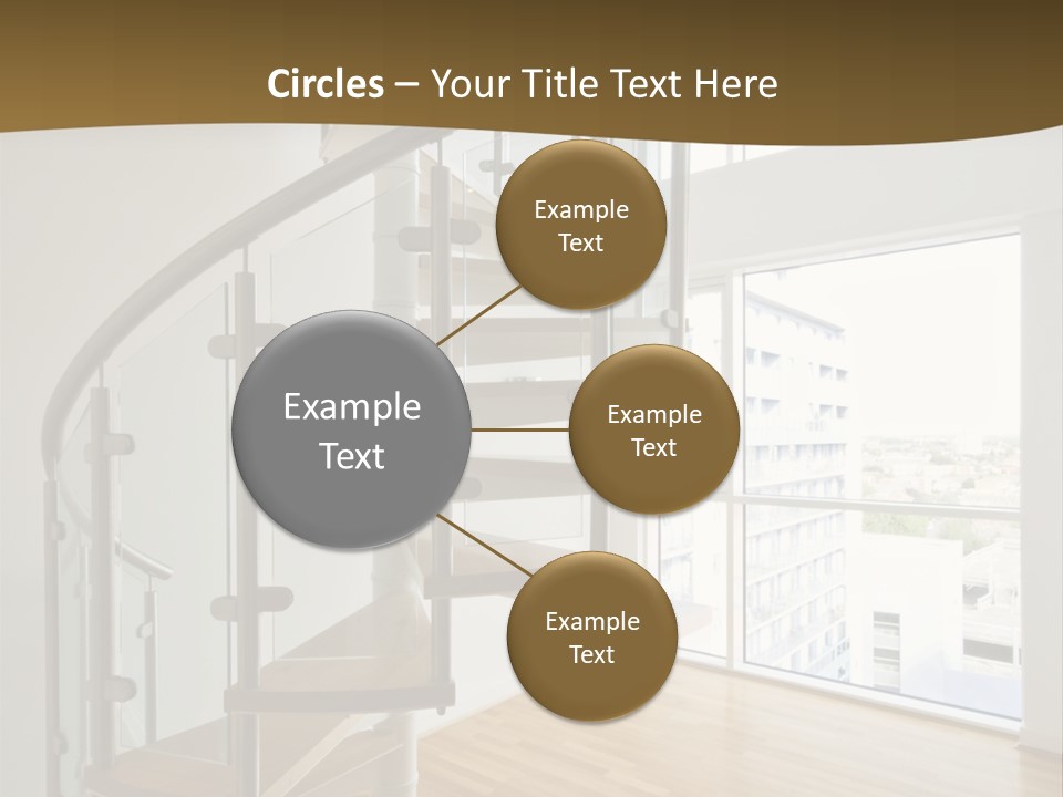 Black View Cityscape PowerPoint Template