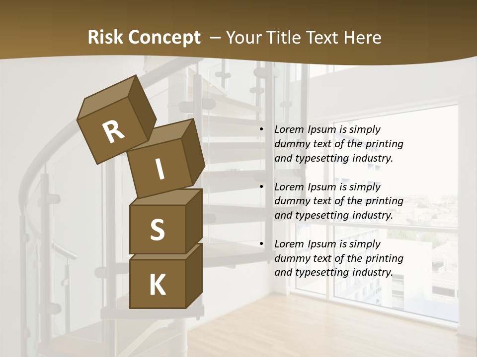 Black View Cityscape PowerPoint Template