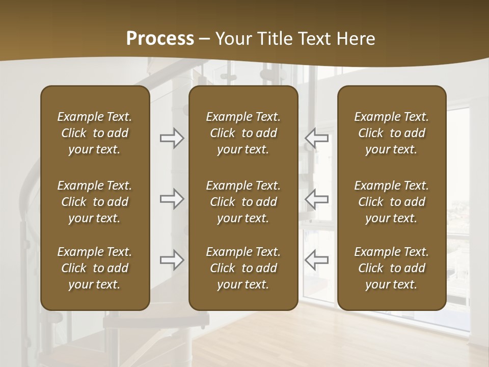 Black View Cityscape PowerPoint Template