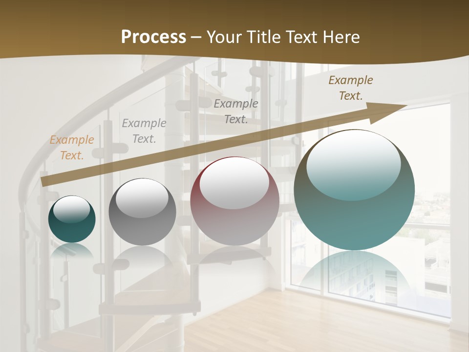 Black View Cityscape PowerPoint Template