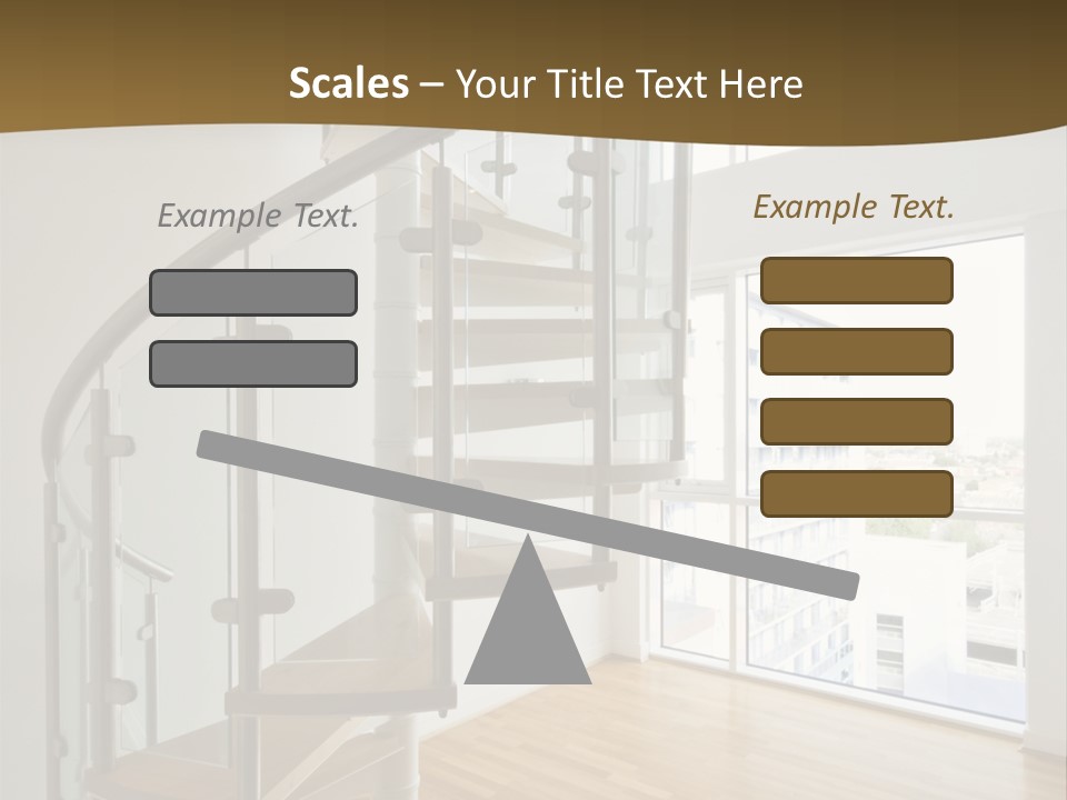 Black View Cityscape PowerPoint Template