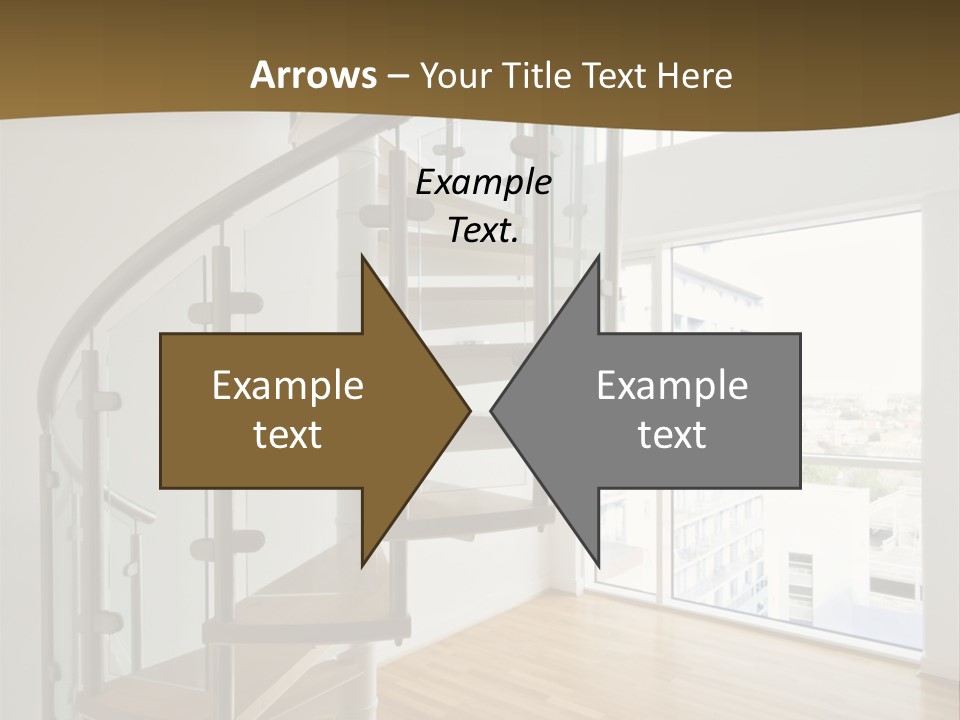 Black View Cityscape PowerPoint Template