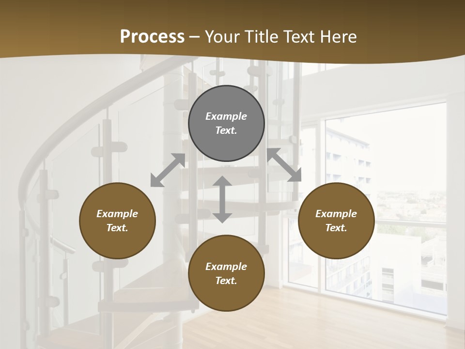 Black View Cityscape PowerPoint Template
