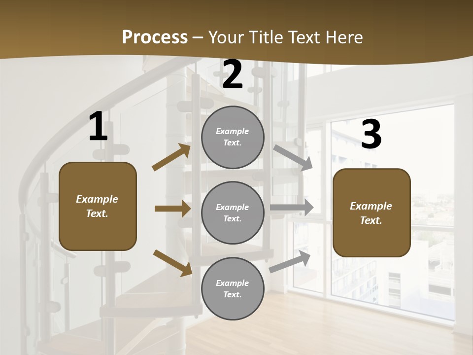 Black View Cityscape PowerPoint Template