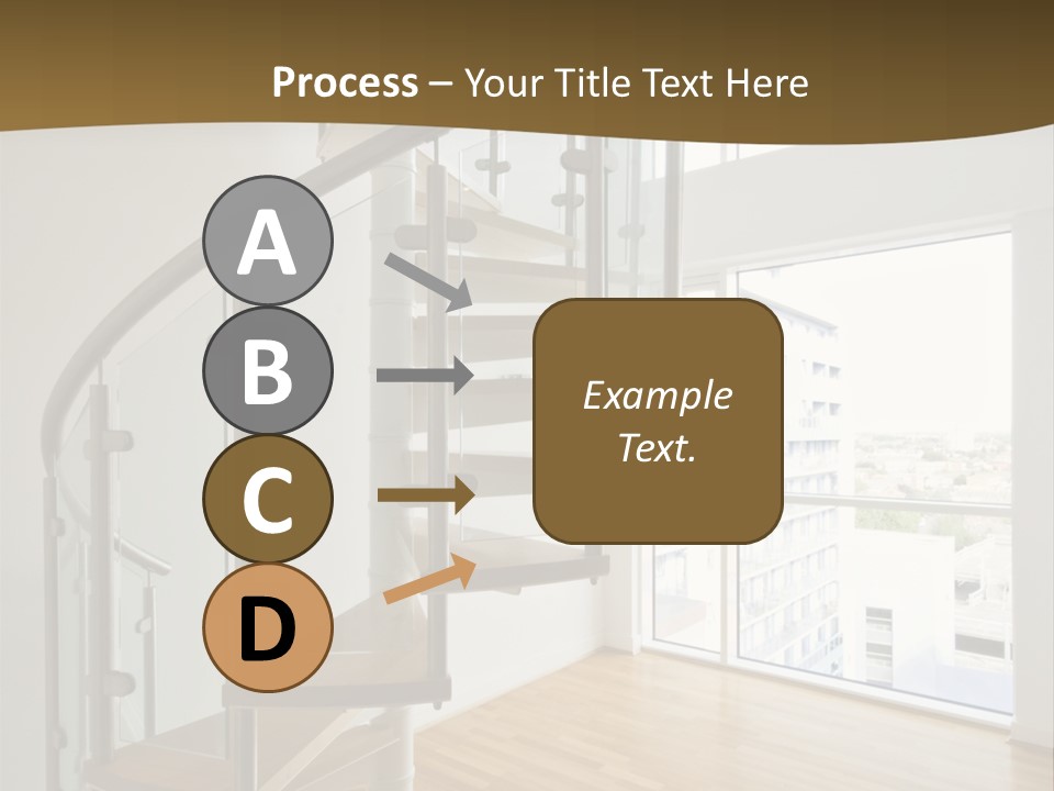 Black View Cityscape PowerPoint Template