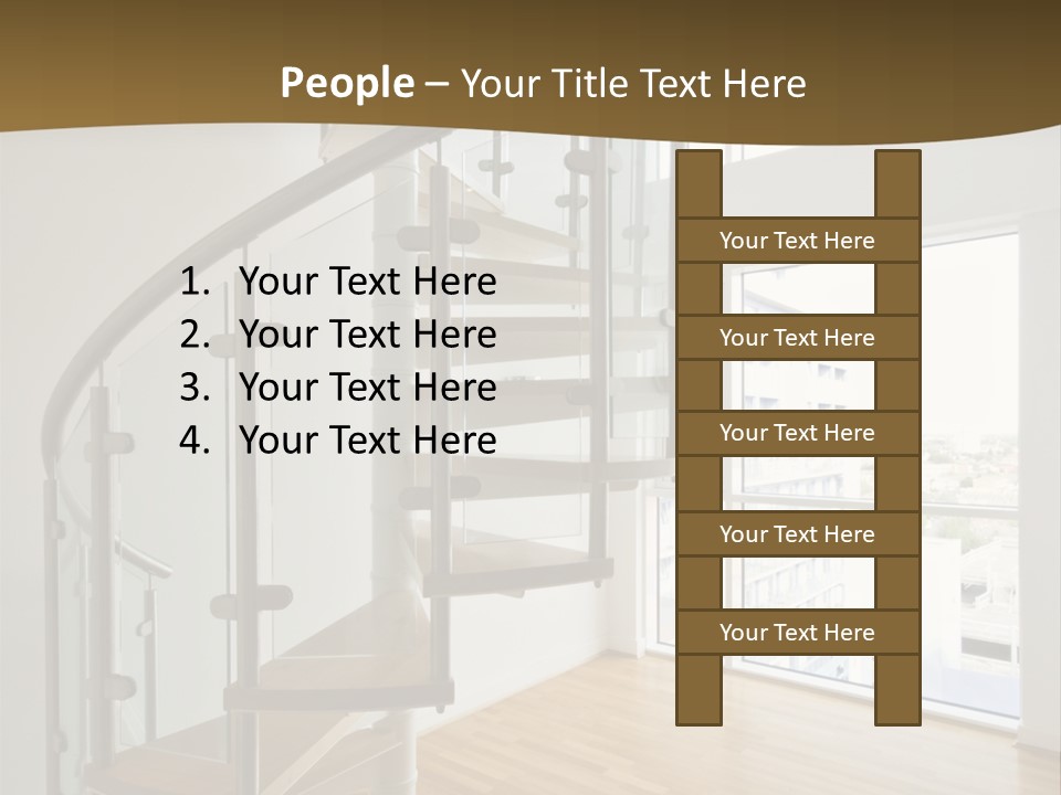 Black View Cityscape PowerPoint Template