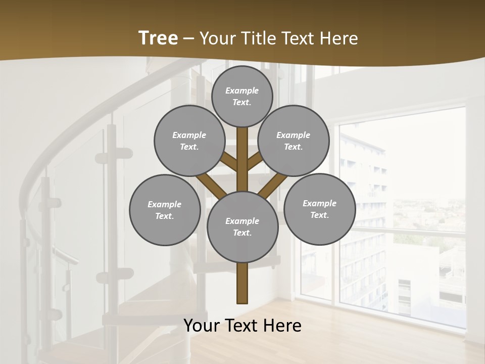 Black View Cityscape PowerPoint Template