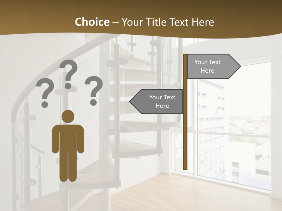 Black View Cityscape PowerPoint Template