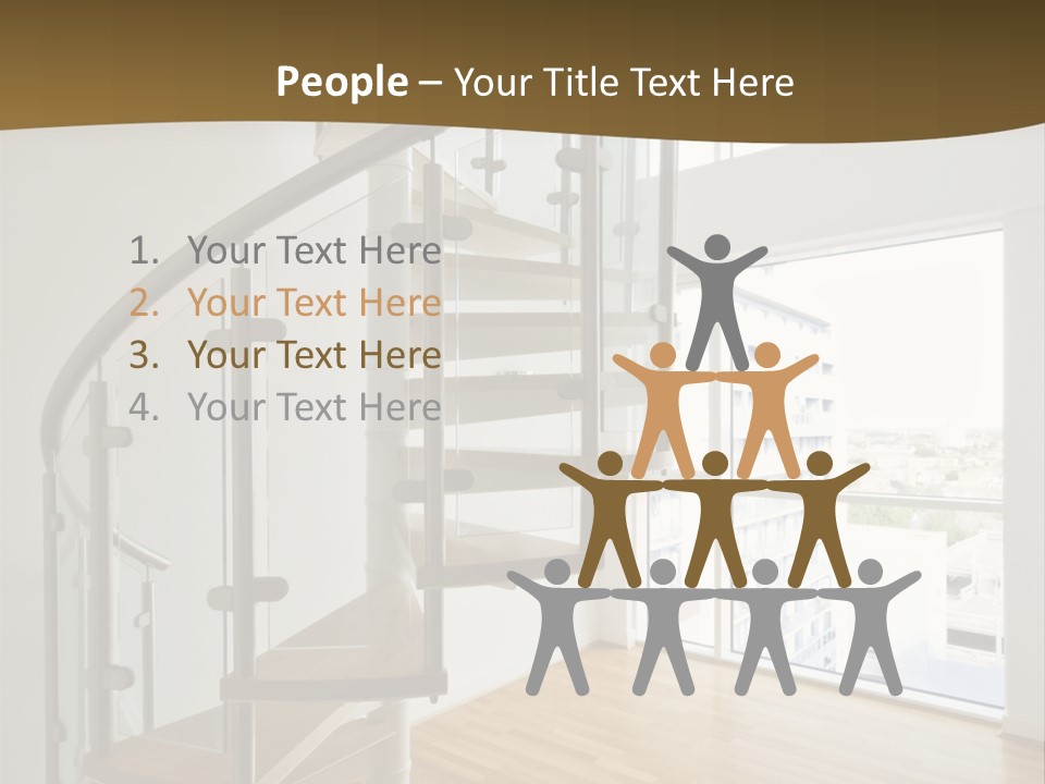 Black View Cityscape PowerPoint Template