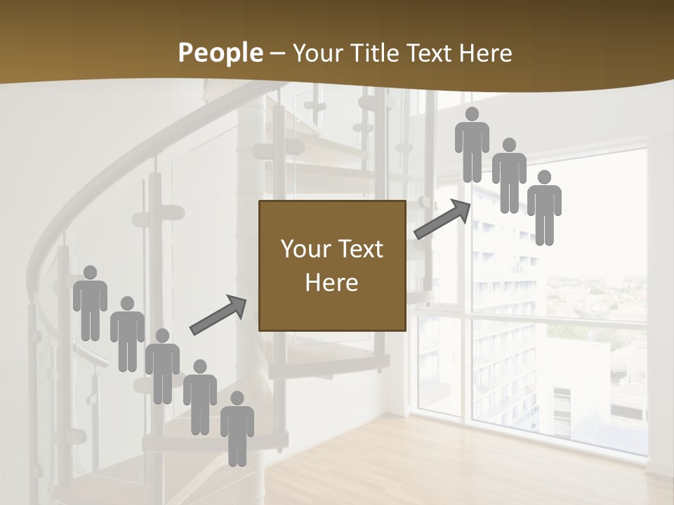 Black View Cityscape PowerPoint Template