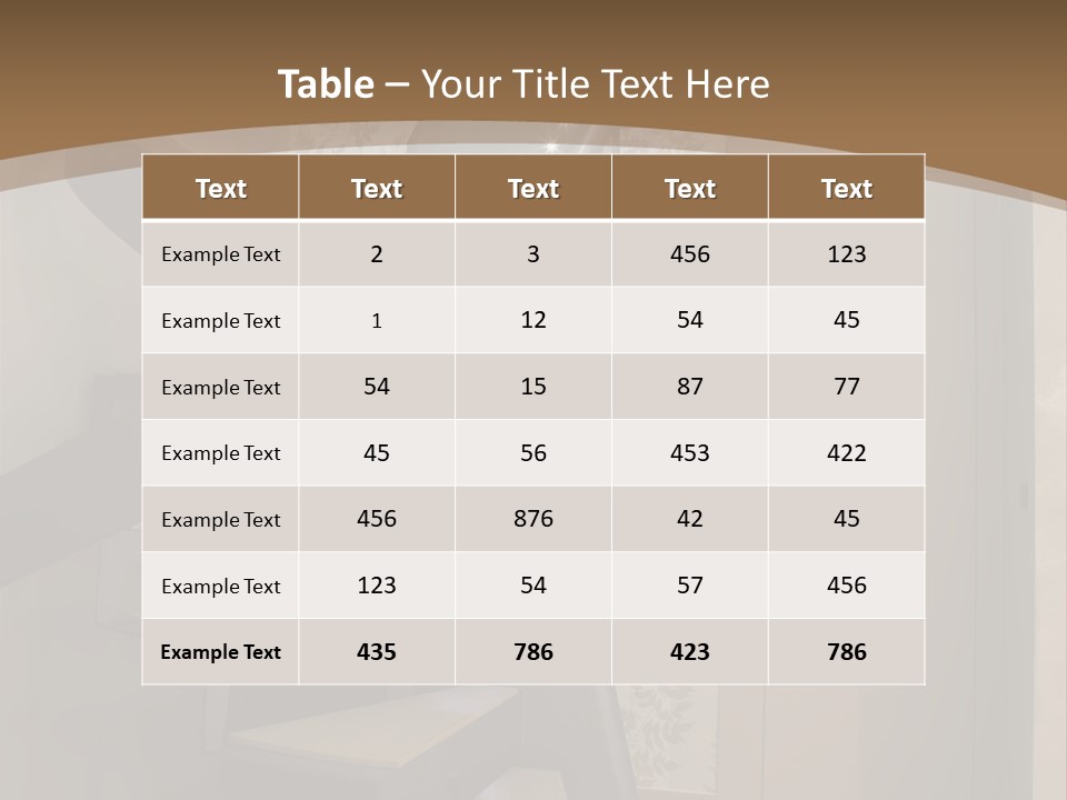 House City Downtown PowerPoint Template