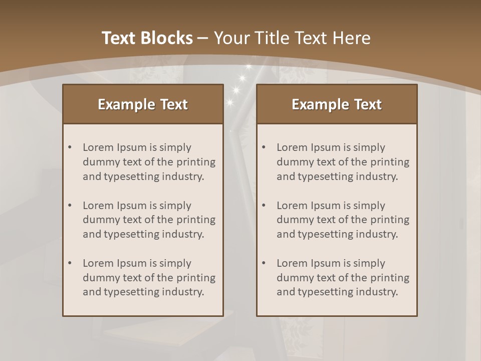 House City Downtown PowerPoint Template