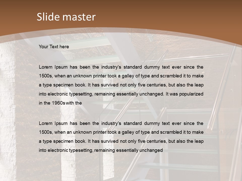 Square Urban Light PowerPoint Template