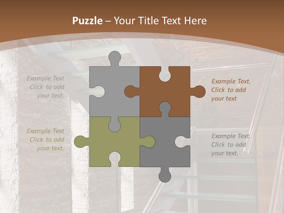 Square Urban Light PowerPoint Template