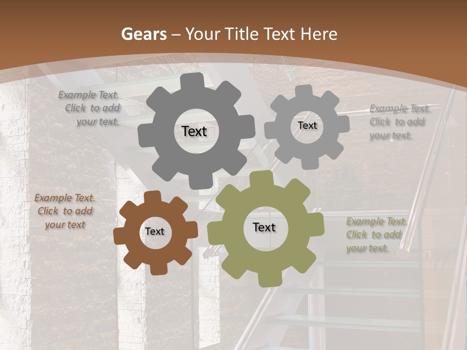 Square Urban Light PowerPoint Template