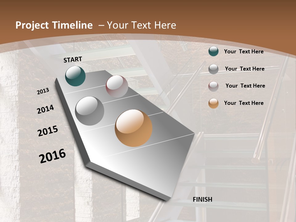 Square Urban Light PowerPoint Template