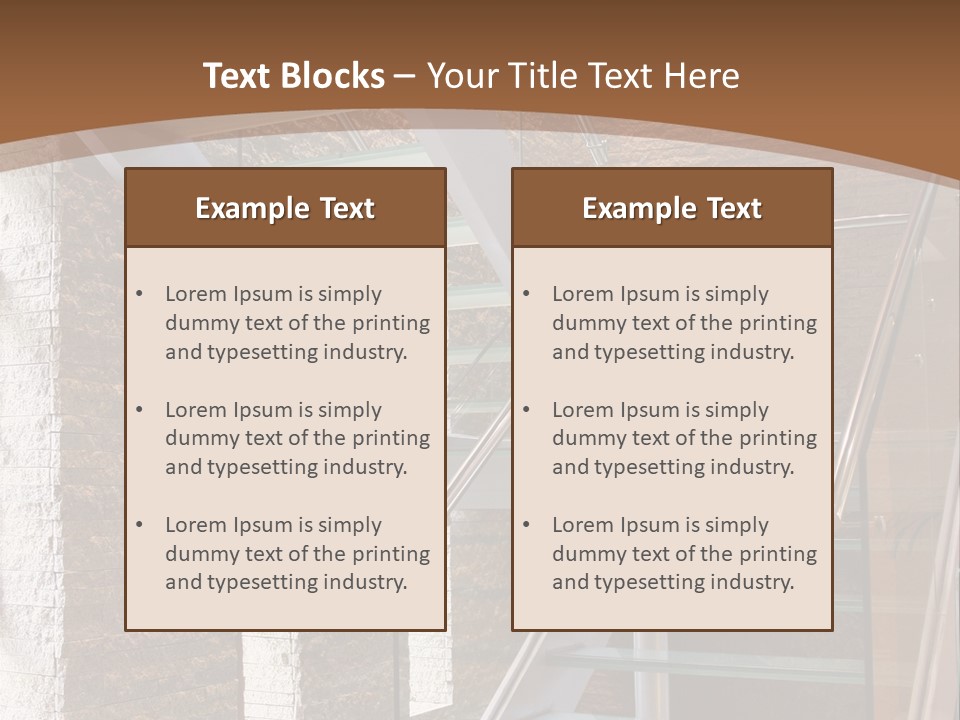 Square Urban Light PowerPoint Template