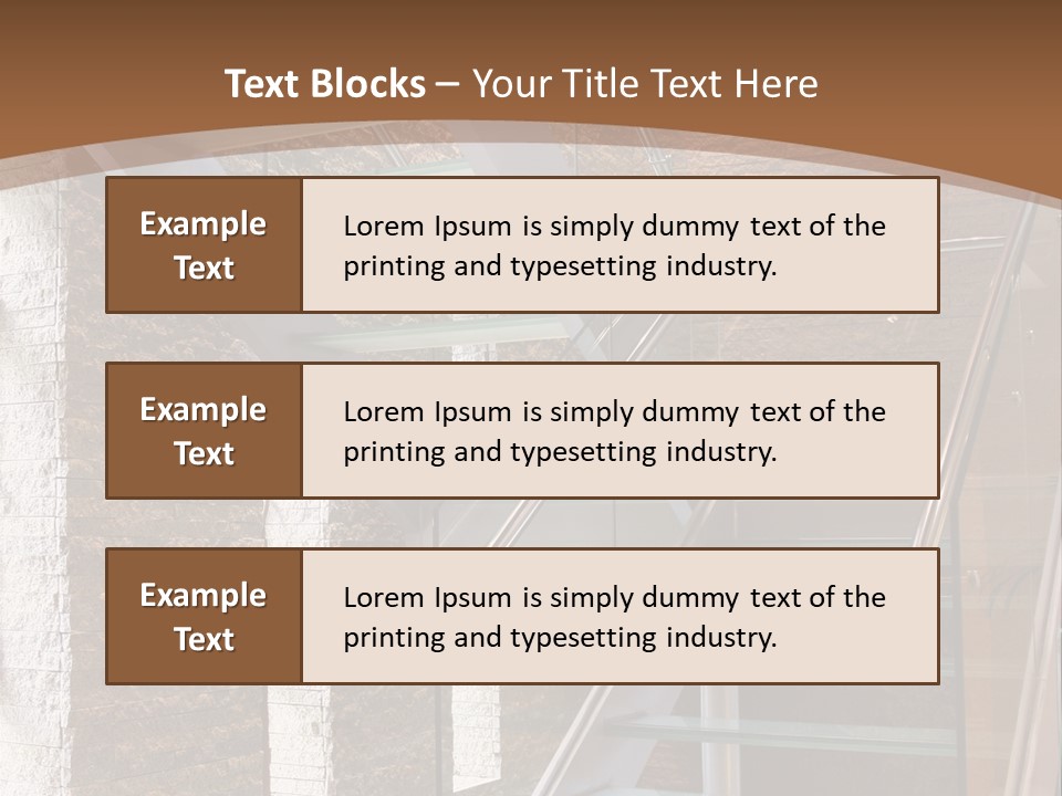 Square Urban Light PowerPoint Template