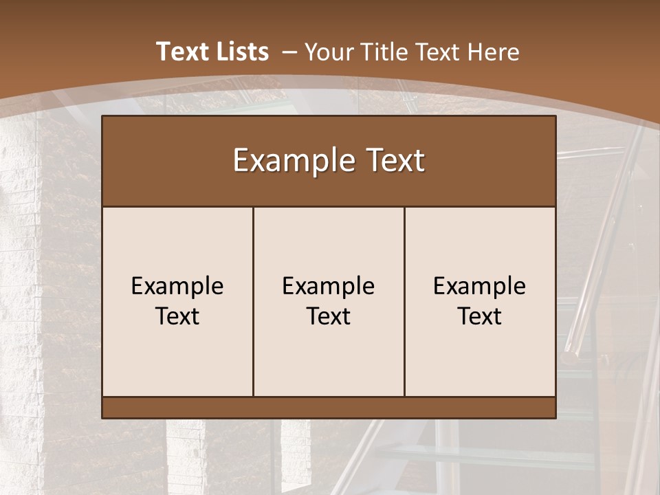 Square Urban Light PowerPoint Template