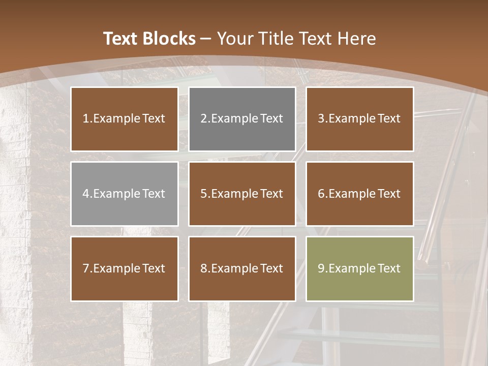 Square Urban Light PowerPoint Template