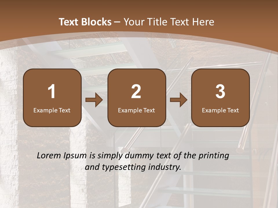 Square Urban Light PowerPoint Template