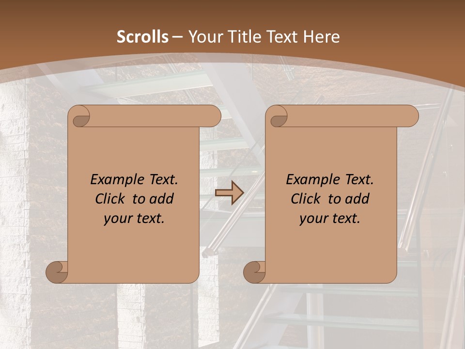Square Urban Light PowerPoint Template