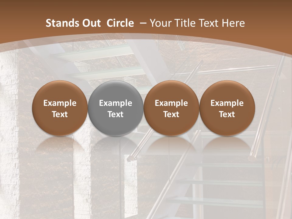 Square Urban Light PowerPoint Template