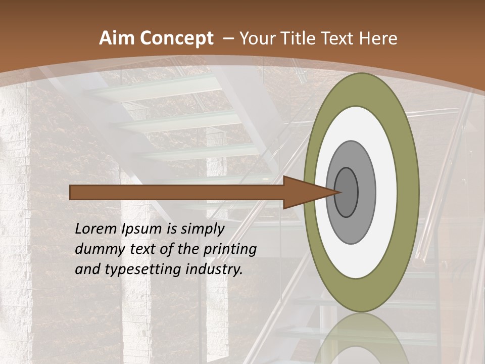 Square Urban Light PowerPoint Template