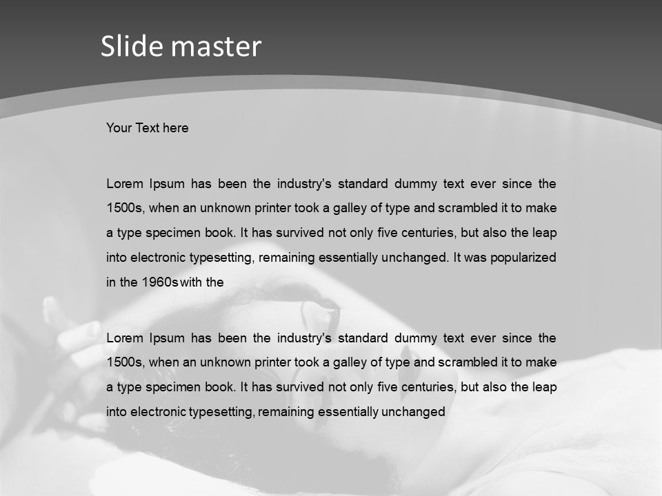 Light Globe Tall PowerPoint Template