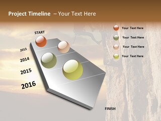 Graphic Sphere Structure PowerPoint Template