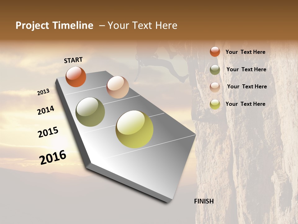 Graphic Sphere Structure PowerPoint Template