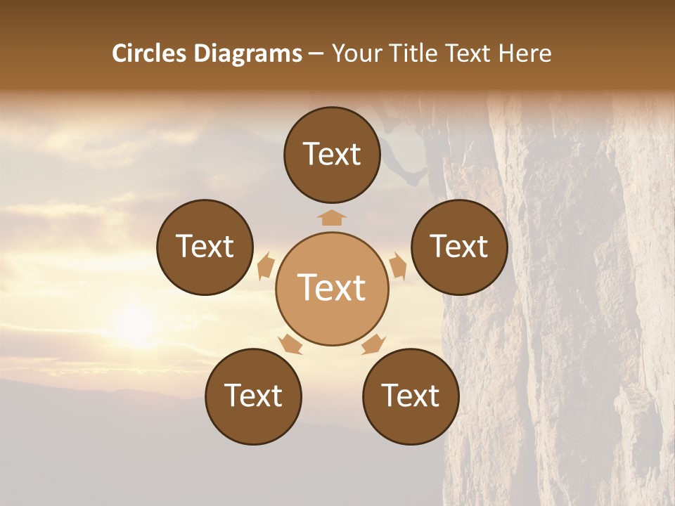 Graphic Sphere Structure PowerPoint Template