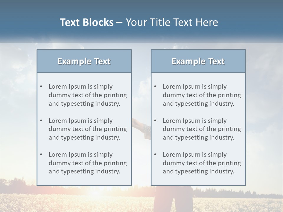 View Concept Light PowerPoint Template