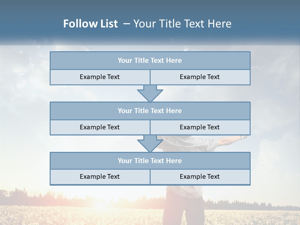 View Concept Light PowerPoint Template