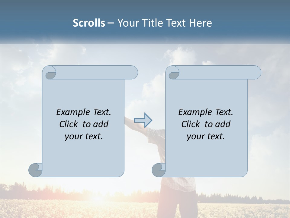 View Concept Light PowerPoint Template
