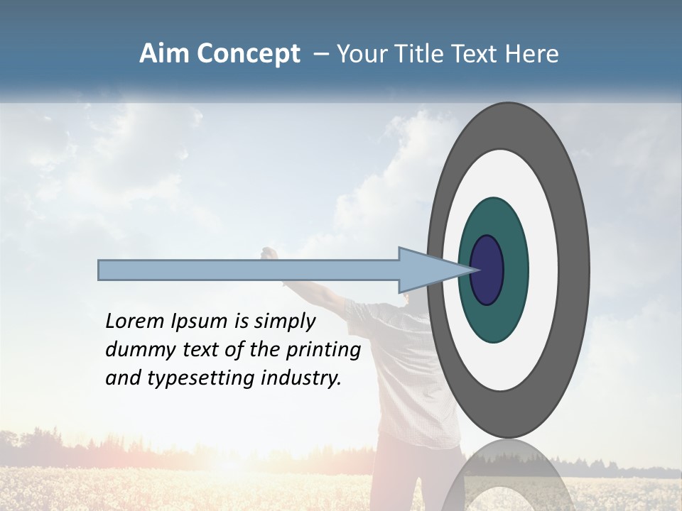 View Concept Light PowerPoint Template